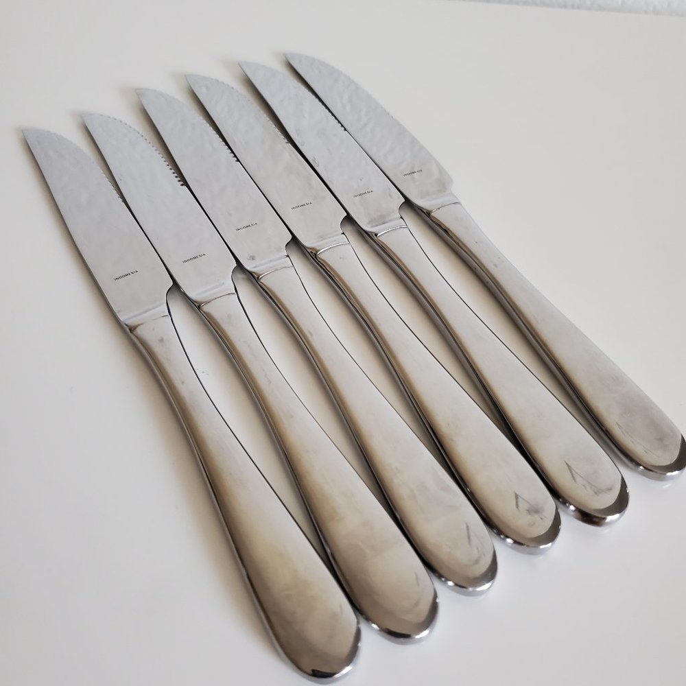 (Set of 6) Henckels Stainless Steak Knives